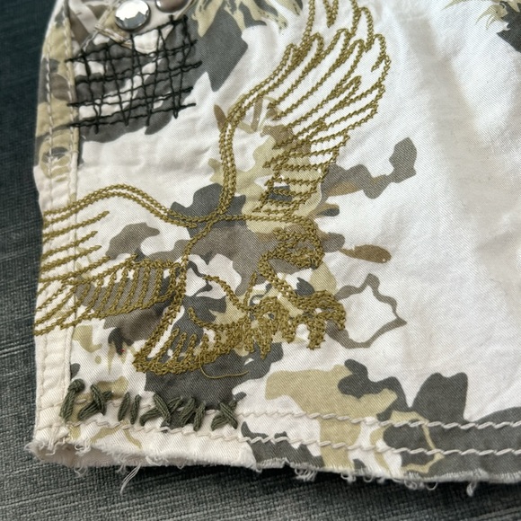 Miss Me Designer Mini Skirt with Studs & Embroidery-kids sz 14 - Picture 4 of 16